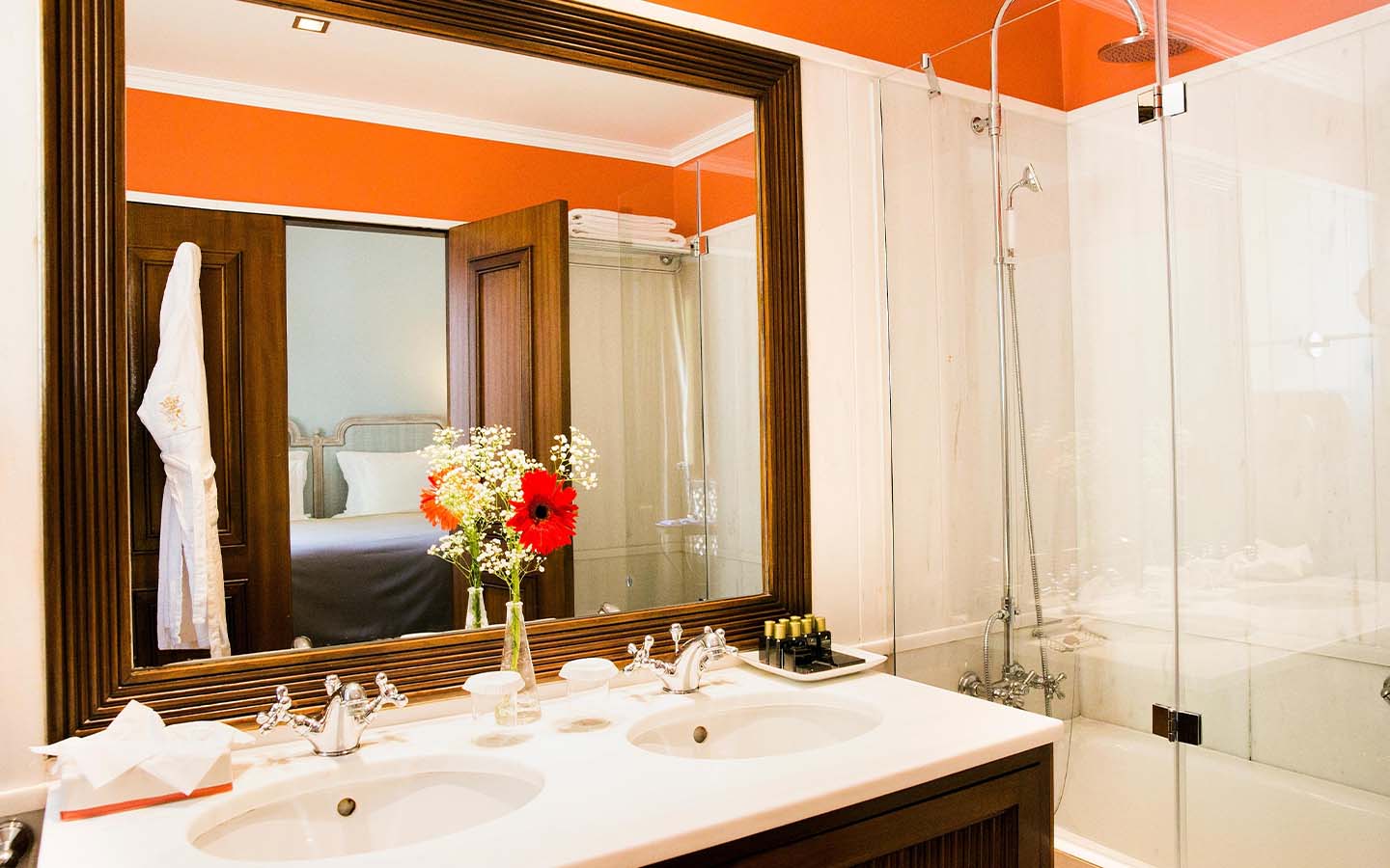 Classic Garden View Bathroom