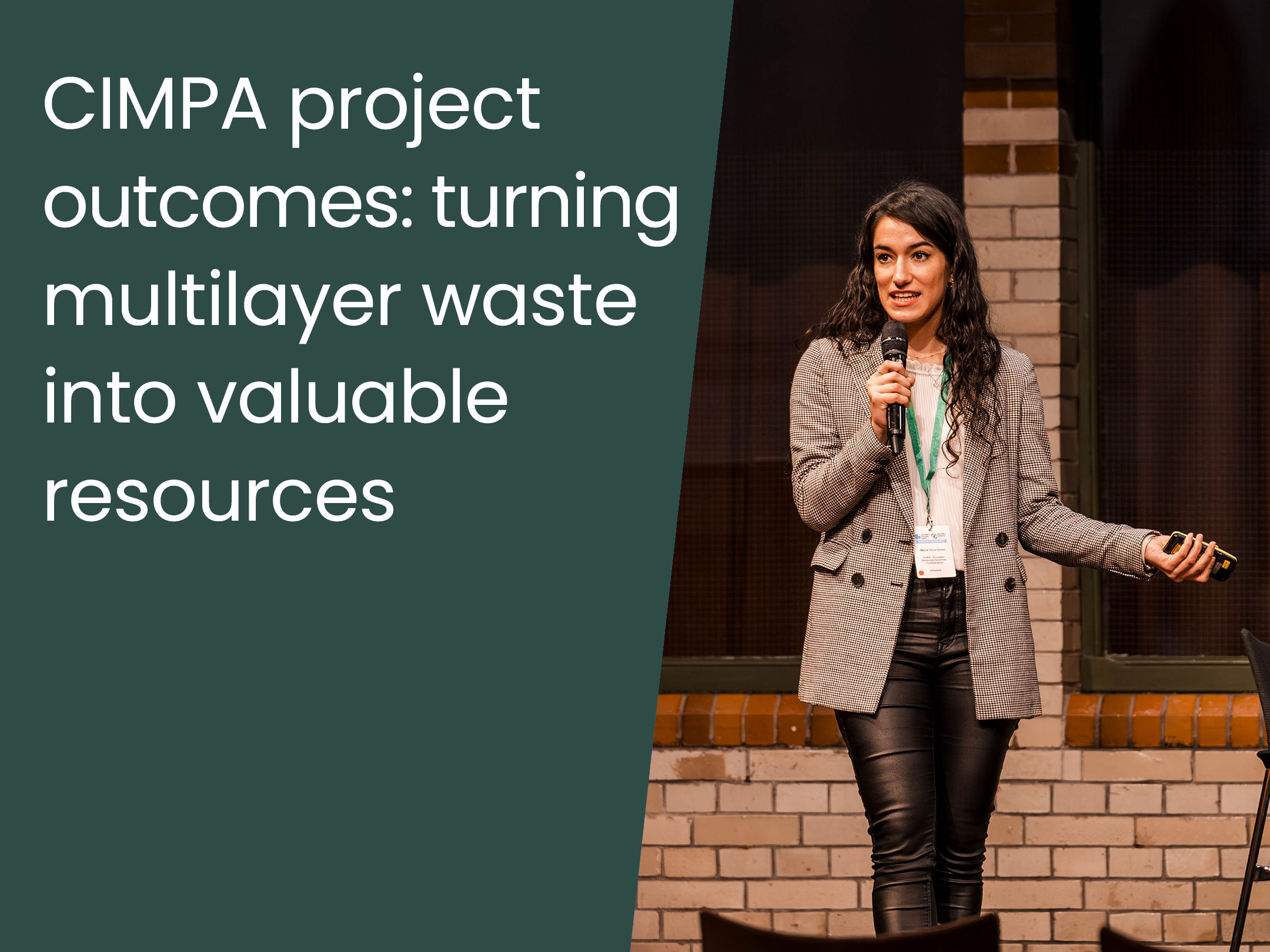 CIMPA project outcomes- turning multilayer waste into valuable resources