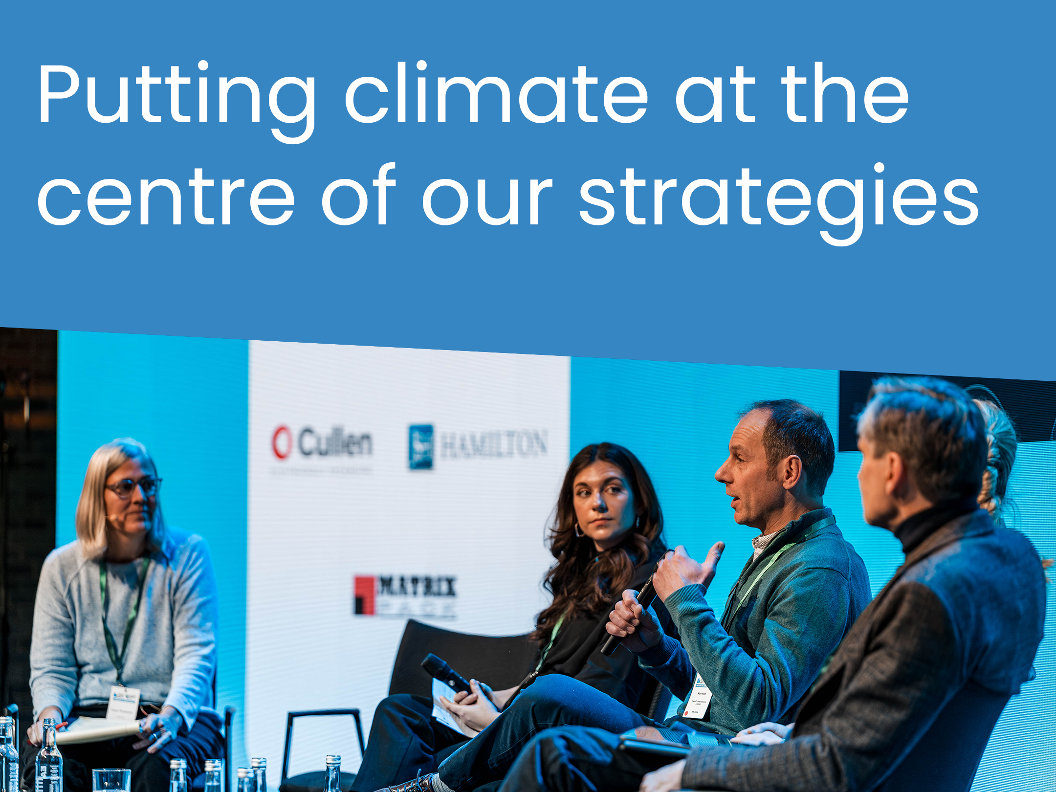 Putting climate at the centre of our strategies