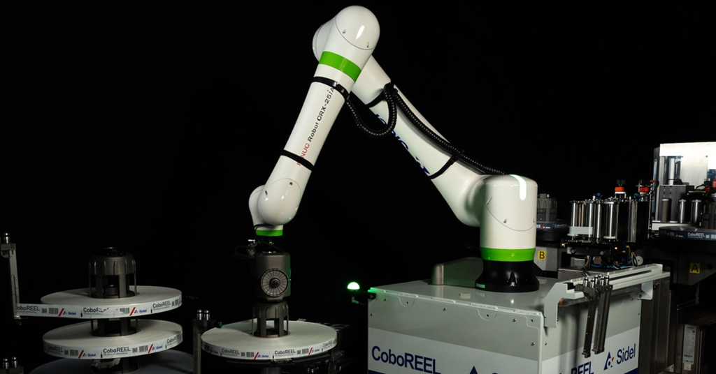 Automated reel loading solution for beverage labels revealed by Sidel