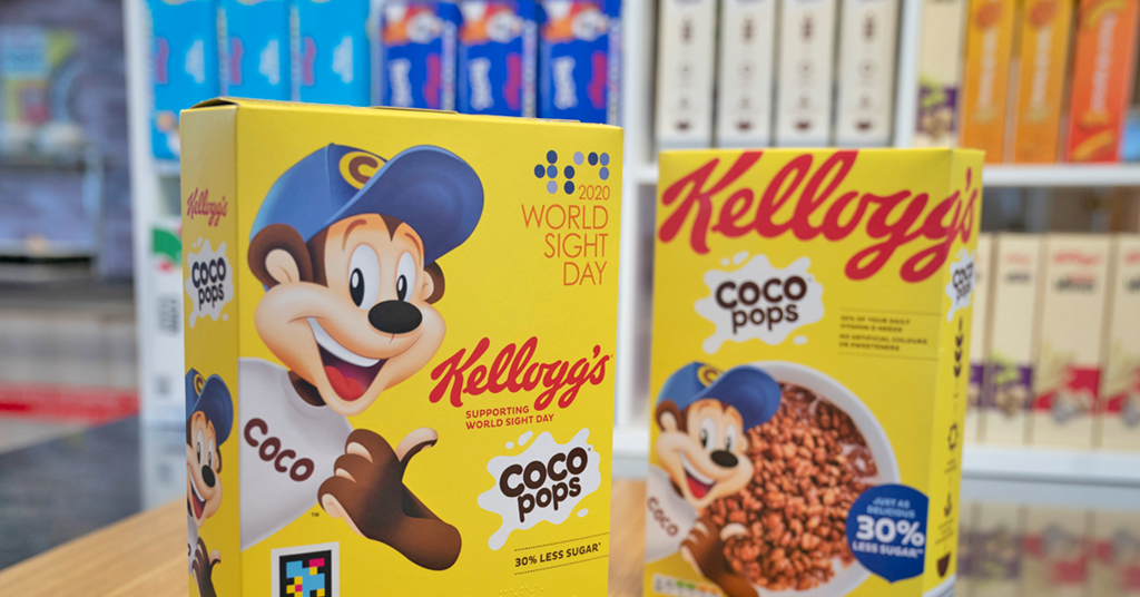 Kellogg’s trials Coco Pops boxes designed for the blind | Article ...