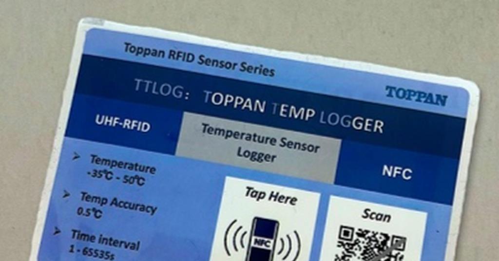 TOBANが長距離輸送用の温度ロガーステッカーを開発| オーディオ表記