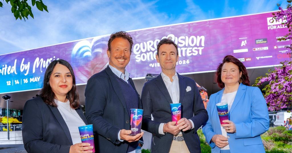Closed-loop system for 100% recycled plastic reusable cups to be implemented at Eurovision