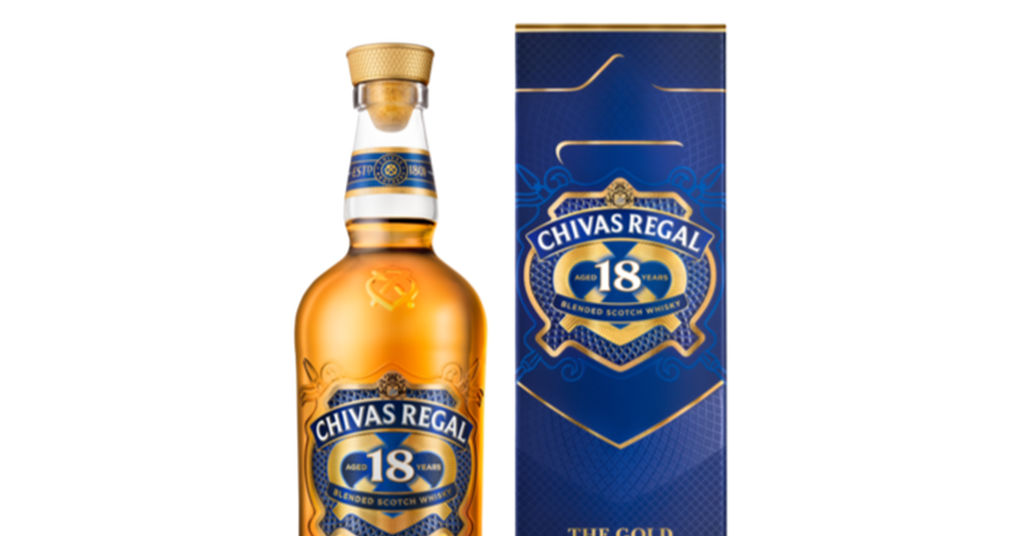 Chivas Regal announces redesigned bottle with 25% glass