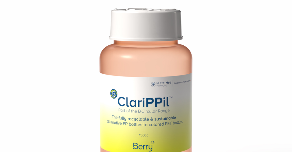 Berry launches ‘fully recyclable’ alternative to coloured PET pill