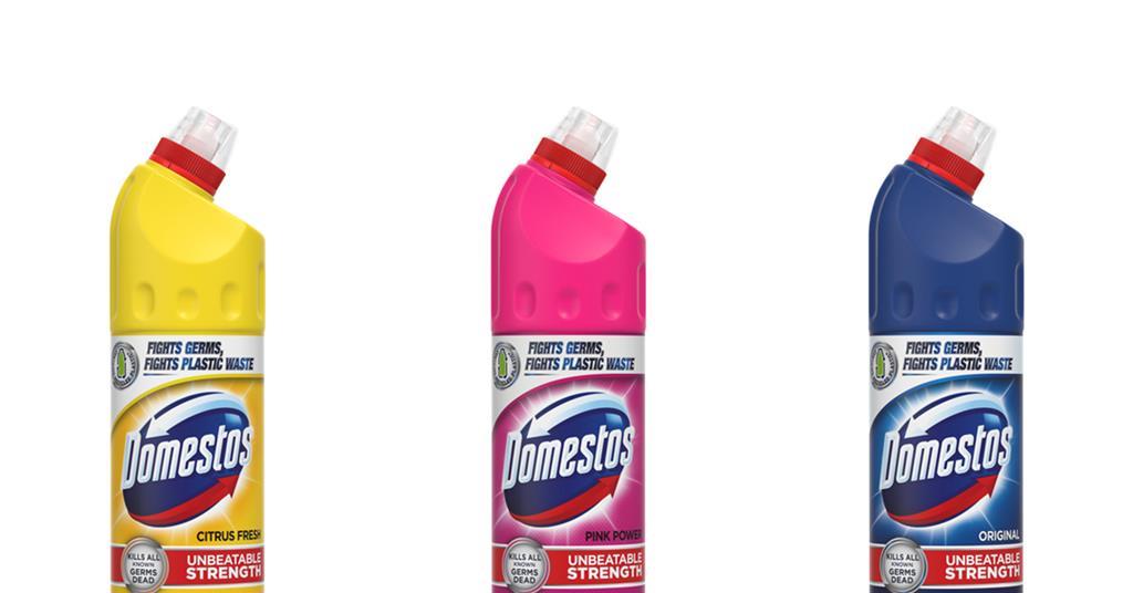Unilever launches new Domestos bleach bottles made from 50% recycled  plastic, Article