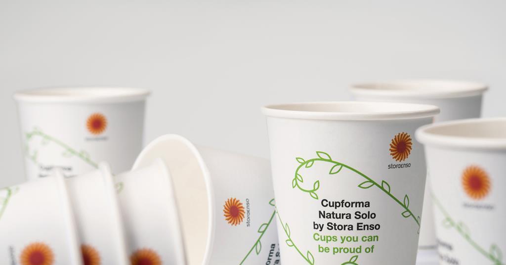 Trials show that paper cups made from renewable fibre can be recycled ...