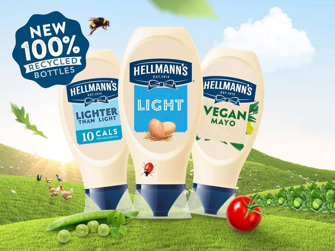 Unilever’s Hellmann’s brand shifts to 100 rPET bottles Article