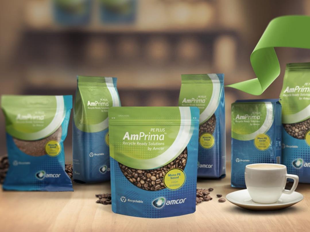 Amcor expands recycleready PE packaging to coffee and cheese