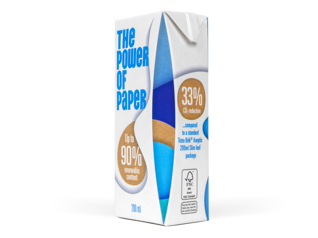 Nissha and Tetra Pak develop aseptic milk carton with paper-based barrier