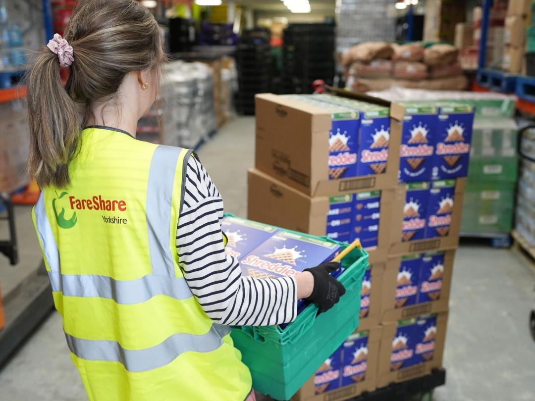 FareShare delivery Nestle