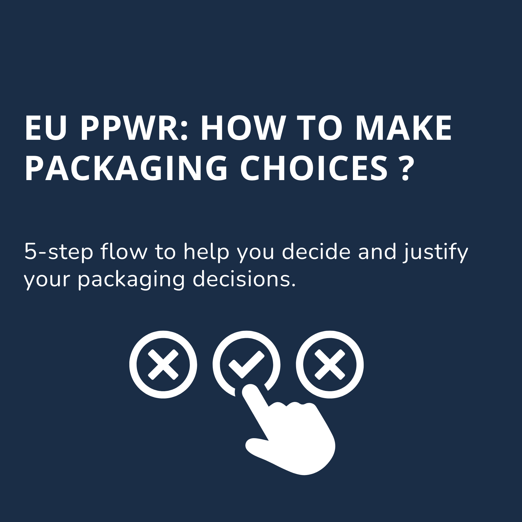 Article packaging choices flow