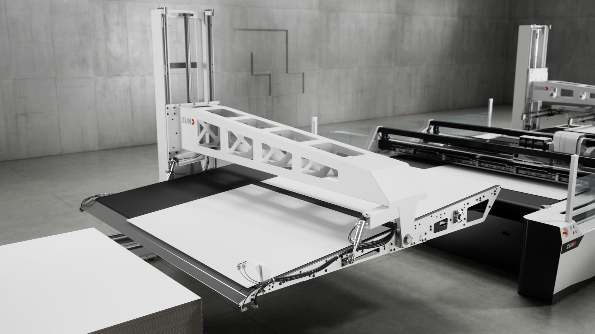 Zund Q-Line BHS180 Stacker