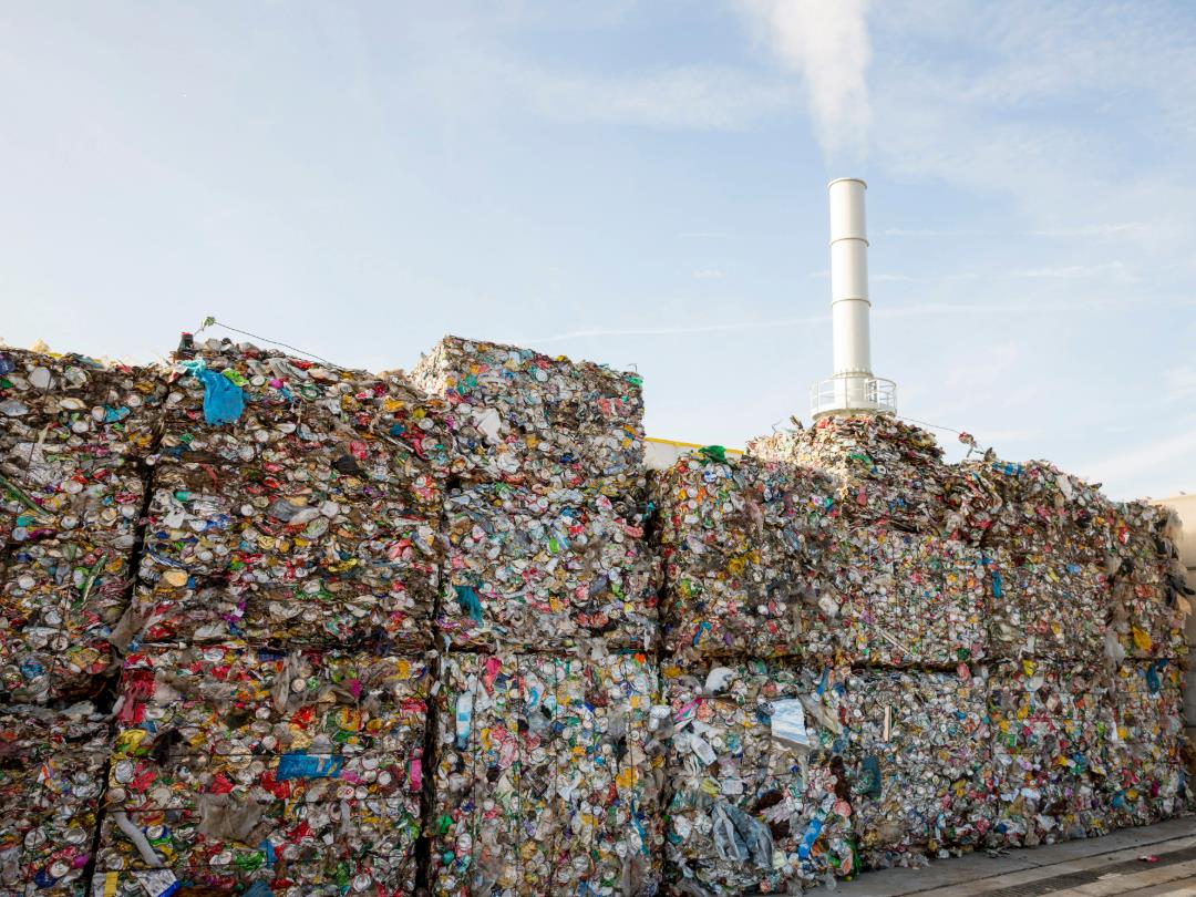 Plastic waste blocks