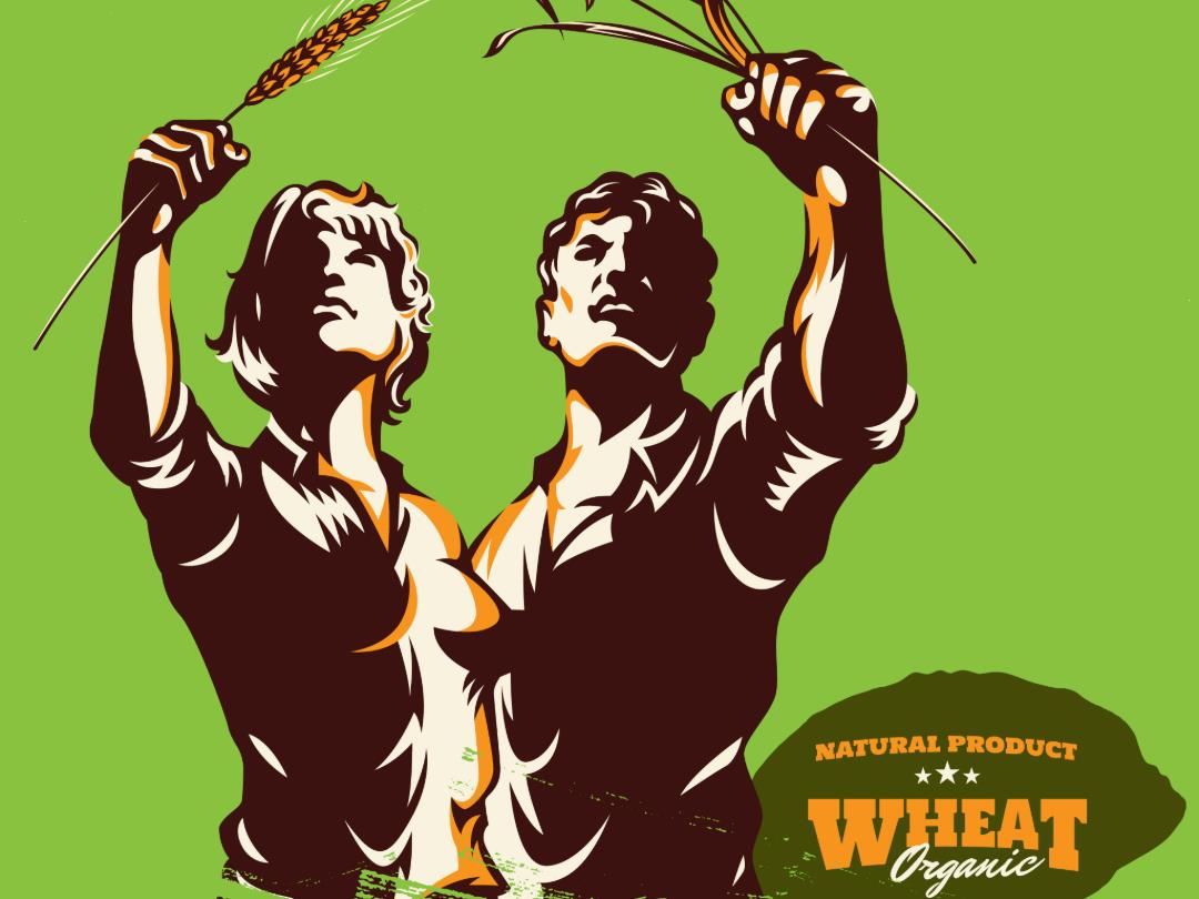 Comment piece - wheat