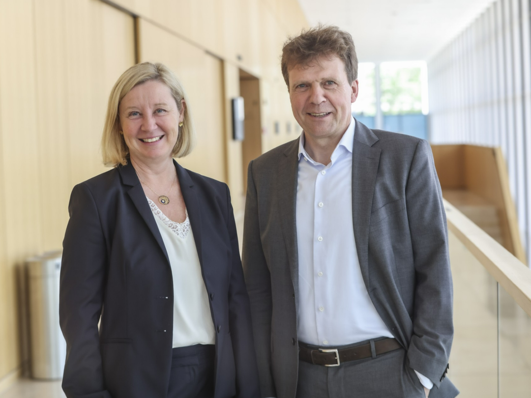 Frank Meltzer and Dr Helga Zollner-Croll