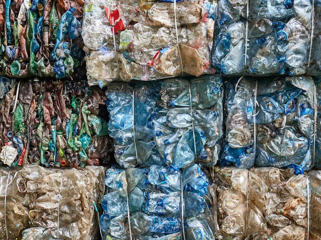 Waste sorting bottles