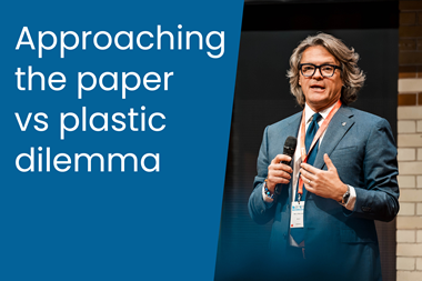 Approaching the paper vs plastic dilemma