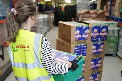 FareShare delivery Nestle