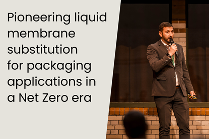Pioneering liquid membrane substitution for packaging applications in a Net Zero era
