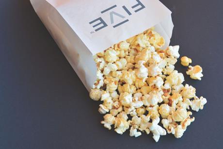 FIVE - Popcorn bag