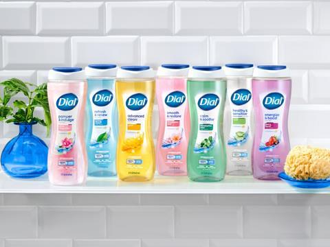 Dial distributes body wash in '100% recycled' plastic bottles in brand  refresh