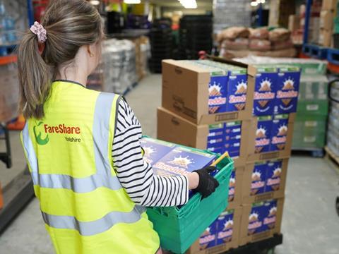FareShare delivery Nestle