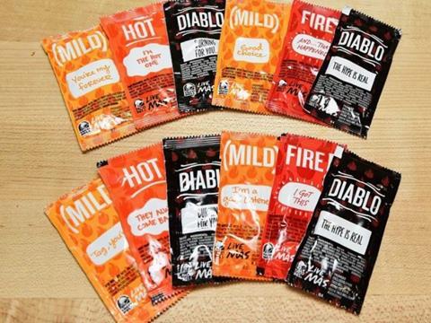 Taco Bell sauce packets