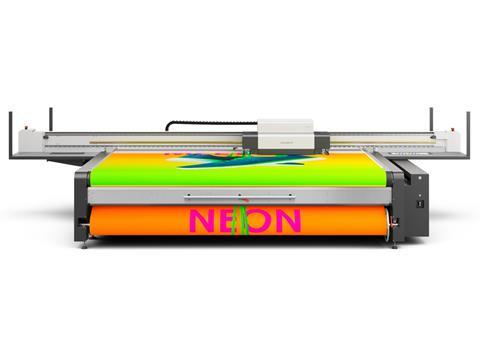 Neon print and low-energy digital print technology showcased by swissQprint, Article