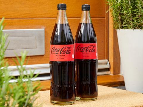 Glass Coca-Cola bottles to undergo doorstep reuse scheme in trial run by  Milk & More and CCEP, Article