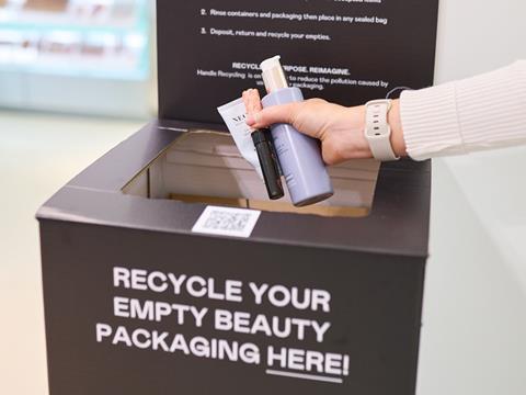 Return scheme for hard-to-recycle beauty packaging launched by M&S and  HANDLE, Article