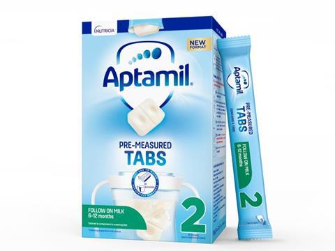 Danone launches formula milk in pre-measured tab format