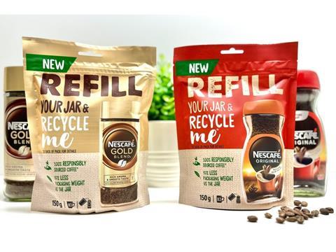 Nescafé unveils refill pouch for its instant coffee products, Article