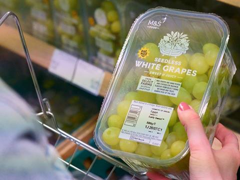 M&S to remove 'best before' labels from fruit and vegetable lines, Article