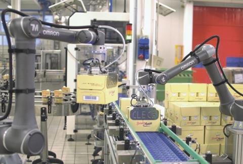 Robots in packaging store industry