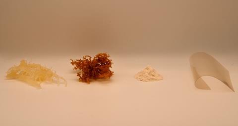 Technology to create biomaterial coatings from seaweed