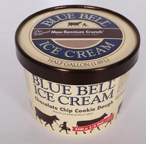 Blue Bell ice cream mistake