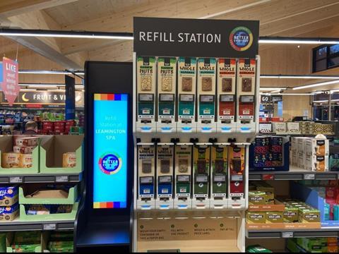 Miwa and Aldi UK Refill Station