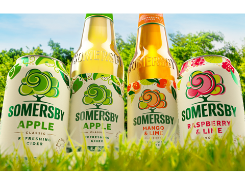 Somersby bottles