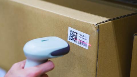 Barcode scanner and box