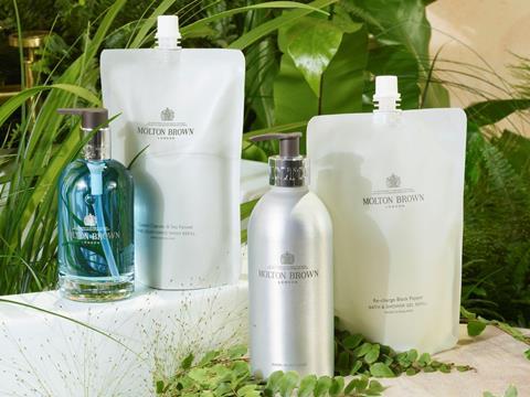 Molton Brown Infinite bottle and refills