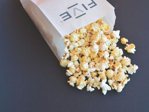 FIVE - Popcorn bag