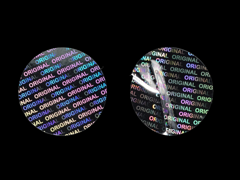 Holographic stickers