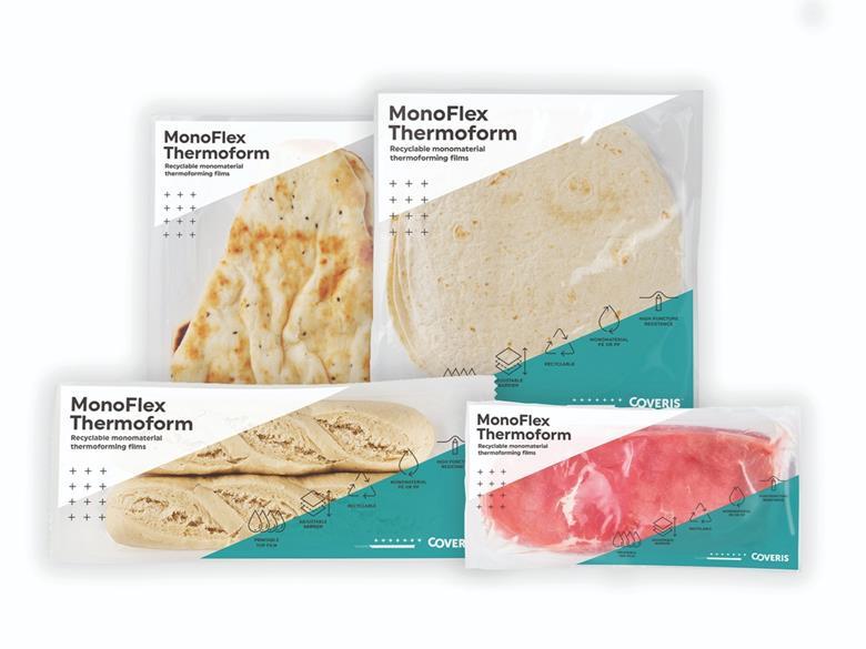 Coveris introduces monomaterial thermoform packaging for food