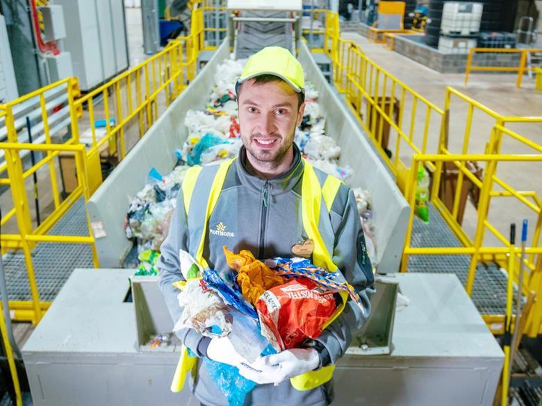 Morrisons supermarket launches new recycling plant for hardtorecycle