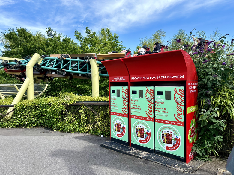 Coca-Cola offers incentives for plastic bottle recycling at theme parks ...