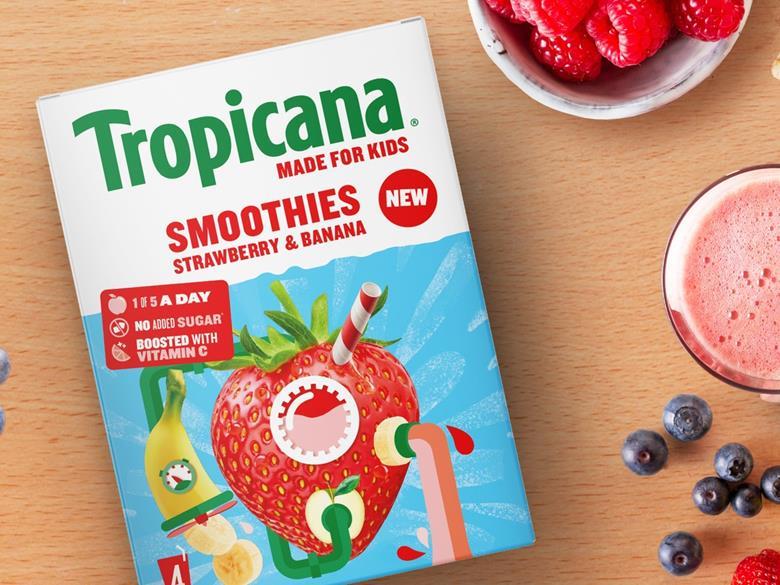 Tropicana's 'cool' rebrand targets parents and kids with health claims